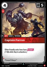 Captain Farron - 015/298 - Uncommon Captain Farron - 015/298 - Uncommon