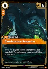 Carnivorous Snapvine - 149/298 - Rare Carnivorous Snapvine - 149/298 - Rare