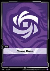 Chaos Rune - 166/298 - Common Calm Rune - 042/298 - Common