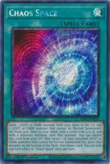 Chaos Space - RA01-EN065 - Platinum Secret Rare 1st Edition