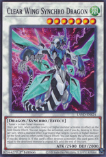 Clear Wing Synchro Dragon - LAVD-ENS24 - Common 1s Clear Wing Synchro Dragon - LAVD-ENS24 - Common 1st Edition