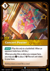 Concert Poster 116/167 - Common Concert Poster 116/167 - Common
