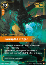 Corrupted Dragon  - 091/166 - Epic Corrupted Dragon  - 091/166 - Epic