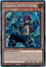 Crackle Blitzclique - CORI-EN012 - Secret Rare 1st Crackle Blitzclique - CORI-EN012 - Secret Rare 1st Edition
