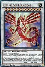 Crimson Dragon - RA04-EN061 - Ultimate Rare 1st Ed Crimson Dragon - RA04-EN061 - Ultimate Rare 1st Edition