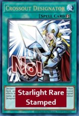Crossout Designator - RA05-EN118 - Starlight Rare Crossout Designator - RA05-EN118 - Starlight Rare 1st Edition