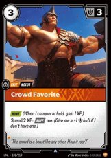 Crowd Favorite - 102/219 - Uncommon Crowd Favorite - 102/219 - Uncommon