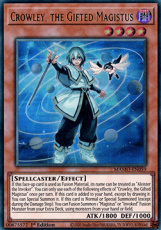 Crowley, the Gifted Magistus - MAMO-EN059 - Ultra Crowley, the Gifted Magistus - MAMO-EN059 - Ultra Rare 1st Edition