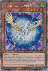 Crystal Beast Sapphire Pegasus - RA03-EN179 Platinum Secret Rare 1st Edition