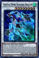 Crystal Wing Synchro Dragon - DUPO-EN068 - Ultra Rare 1st Edition