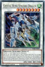 Crystal Wing Synchro Dragon - PHRE-EN059 - Rare 1s Crystal Wing Synchro Dragon - PHRE-EN059 - Rare 1st Edition