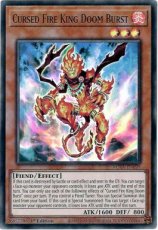 Cursed Fire King Doom Burst - ROTA-EN099 - Super R Cursed Fire King Doom Burst - ROTA-EN099 - Super Rare 1st Edition