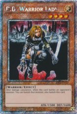 D.D. Warrior Lady - RA03-EN129 Platinum Secret Rare 1st Edition