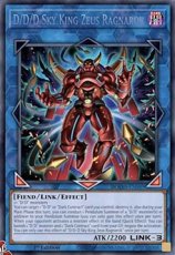 D/D/D Sky King Zeus Ragnarok - DOOD-EN049 - Secret D/D/D Sky King Zeus Ragnarok - DOOD-EN049 - Secret Rare 1st Edition
