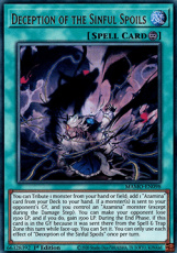 Deception of the Sinful Spoils - MAMO-EN098 - Ultr Deception of the Sinful Spoils - MAMO-EN098 - Ultra Rare 1st Edition
