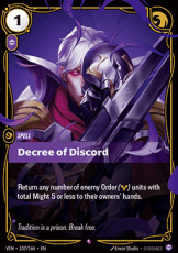 Decree of Discord  - 107/166 - Rare Decree of Discord  - 107/166 - Rare
