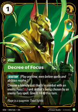 Decree of Focus - 040/166 - Rare Decree of Focus - 040/166 - Rare