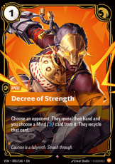 Decree of Strength  - 085/166 - Rare Decree of Strength  - 085/166 - Rare