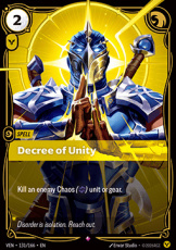Decree of Unity - 131/166 - Rare Decree of Unity - 131/166 - Rare
