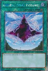 Dimensional Fissure - RA03-EN163 Platinum Secret Rare 1st Edition