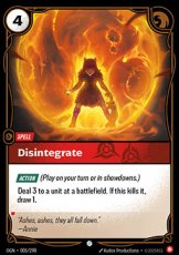 Disintegrate - 005/298 - Common Foil Disintegrate - 005/298 - Common Foil