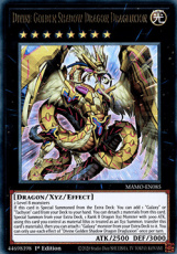 Divine Golden Shadow Dragon Dragluxion - MAMO-EN08 Divine Golden Shadow Dragon Dragluxion - MAMO-EN085 - Ultra Rare 1st Edition