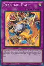 Dracotail Flame - JUSH-EN011 - Super Rare 1st Edit Dracotail Flame - JUSH-EN011 - Super Rare 1st Edition