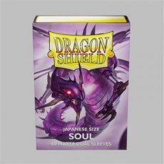 Dragon Shield Dual Matte Japanese Size Sleeves - Metallic Purple / Soul (60 Sleeves)