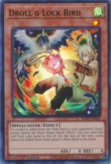 Droll & Lock Bird(alternate art) - RA02-EN006 Super Rare 1st Edition