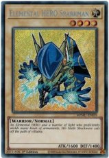 Elemental HERO Sparkman(New artwork) - MZMU-EN059 Elemental HERO Sparkman(New artwork) - MZMU-EN059 - Secret Rare 1st Edition