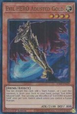Evil HERO Adusted Gold - RA04-EN029 - Ultra Rare 1st Edition