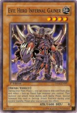Evil Hero Infernal Gainer - DP06-EN007 - Common 1s Evil Hero Infernal Gainer - DP06-EN007 - Common 1st Edition
