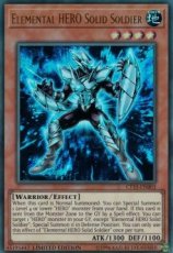 (EX) Elemental HERO Solid Soldier - CT15-EN003 - Ultra Rare Limited Edition