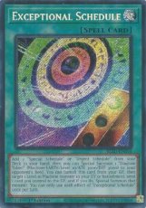 Exceptional Schedule - BLZD-EN054 - Secret Rare 1s Exceptional Schedule - BLZD-EN054 - Secret Rare 1st Edition