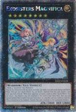 Exosisters Magnifica - RA02-EN038 - Platinum Secre Exosisters Magnifica - RA02-EN038 - Platinum Secret Rare 1st Edition