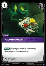 Factory Recall 135/221 - Uncommon Factory Recall 135/221 - Uncommon