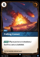 Falling Comet - 085/298 - Common Foil Falling Comet - 085/298 - Common Foil
