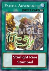 Fateful Adventure - RA05-EN119 - Starlight Rare 1s Fateful Adventure - RA05-EN119 - Starlight Rare 1st Edition