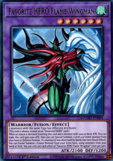 Favorite HERO Flame Wingman - MAMO-EN005 - Ultra R Favorite HERO Flame Wingman - MAMO-EN005 - Ultra Rare 1st Edition