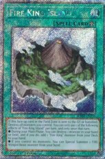 Fire King Island - RA03-EN059 Platinum Secret Rare 1st Edition