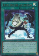 First Striker Advantage - BLGG-EN048 - Ultra Rare First Striker Advantage - BLGG-EN048 - Ultra Rare 1st Edition