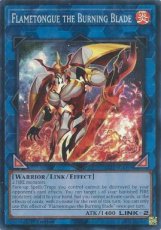 Flametongue the Burning Blade - BLZD-EN099 - Super Flametongue the Burning Blade - BLZD-EN099 - Super Rare 1st Edition