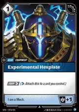 Foil - Experimental Hexplate 073/221 - Uncommon Foil - Experimental Hexplate 073/221 - Uncommon