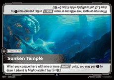 Foil - Sunken Temple 218/221 - Uncommon Foil - Sunken Temple 218/221 - Uncommon