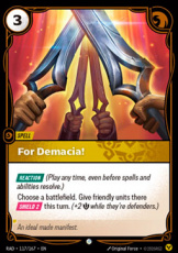 For Demacia! 117/167 - Common For Demacia! 117/167 - Common