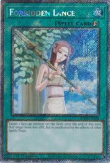 Forbidden Lance - RA02-EN058 - Platinum Secret Rare 1st Edition