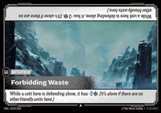 Forbidding Waste - 210/219 - Uncommon Forbidding Waste - 210/219 - Uncommon