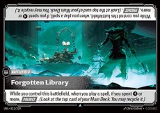Forgotten Library - 211/219 - Uncommon Forgotten Library - 211/219 - Uncommon