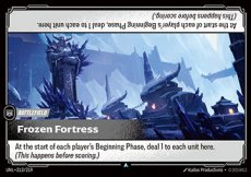 Frozen Fortress - 212/219 - Uncommon Frozen Fortress - 212/219 - Uncommon