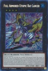 Full Armored Utopic Ray Lancer - BLTR-EN003 - Secr Full Armored Utopic Ray Lancer - BLTR-EN003 - Secret Rare 1st Edition